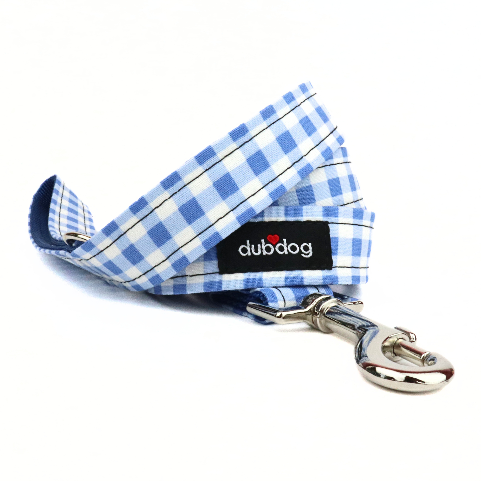 Blue Check Leash