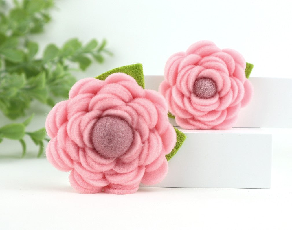 Baby pink Felt Bloom