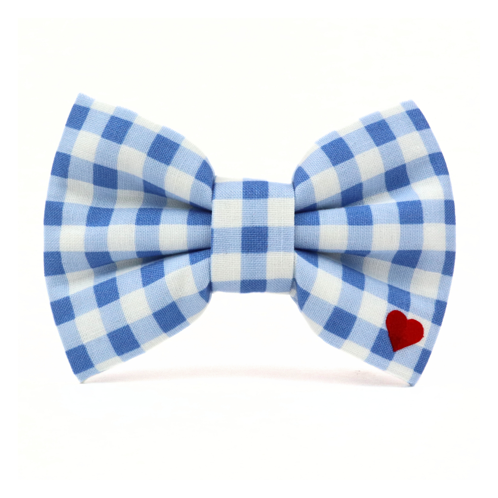 Blue Check Bow Tie