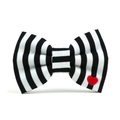 Dub-Stripe Bow Tie