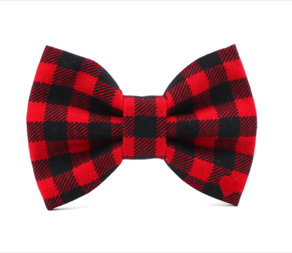 Cozy Check Bow Tie