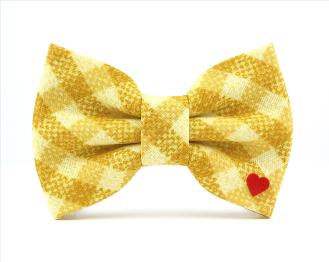 Dijan Plaid Bow Tie