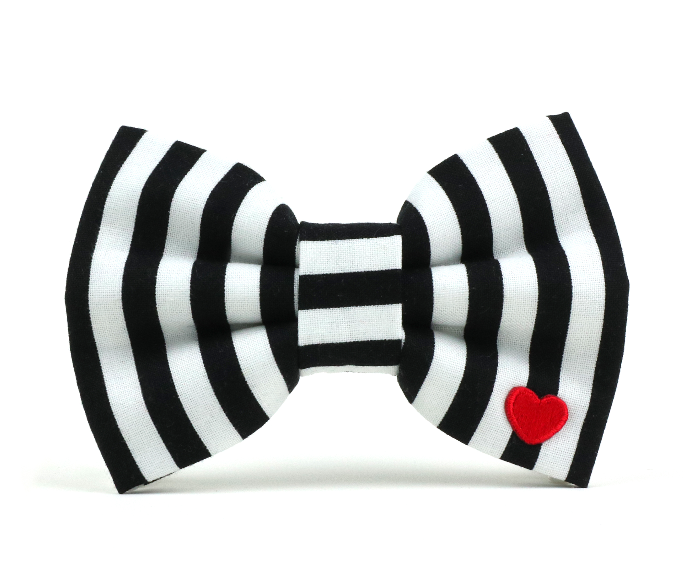 Dub-Stripe Bow Tie