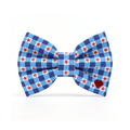 Gingham Stars Bow Tie