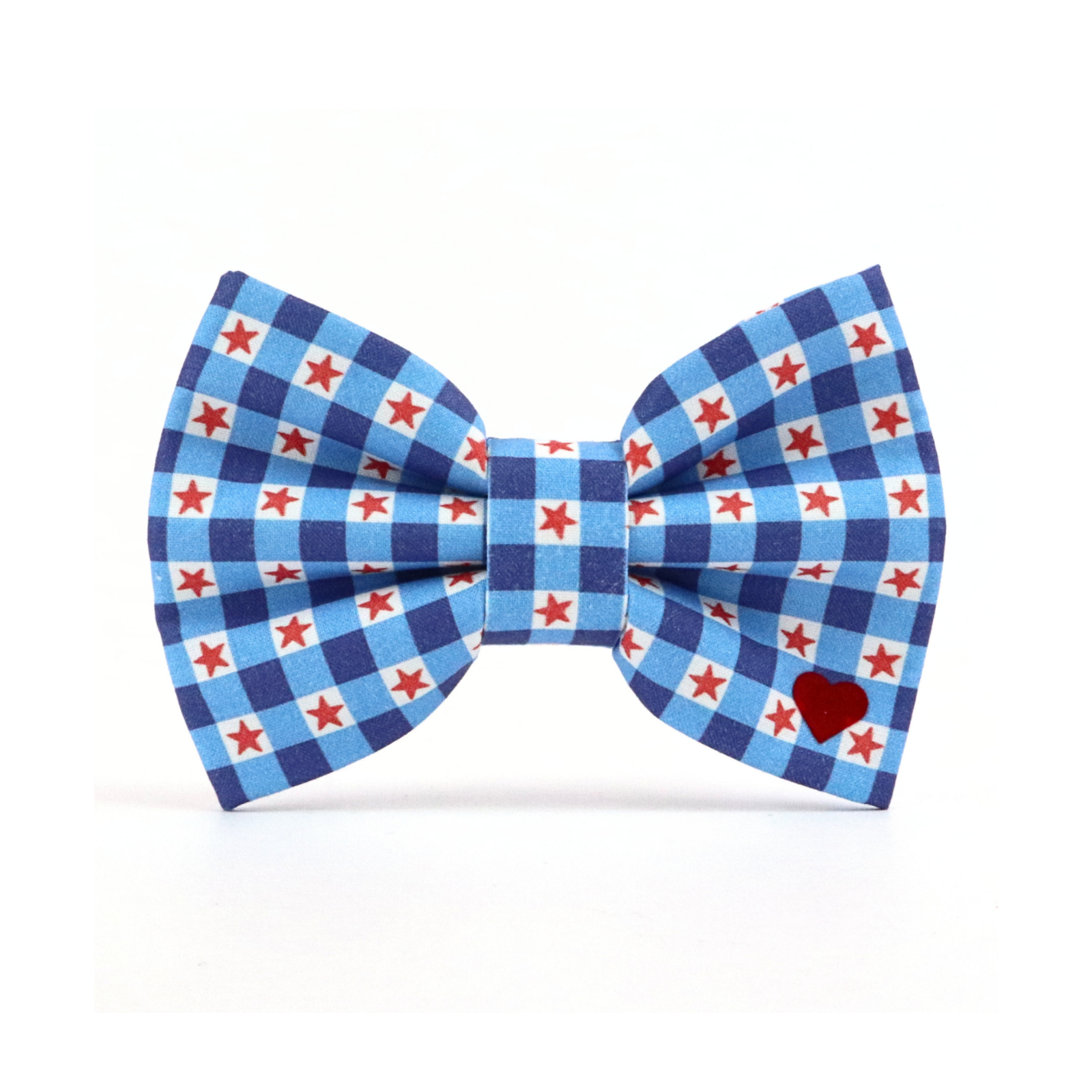Gingham Stars Bow Tie