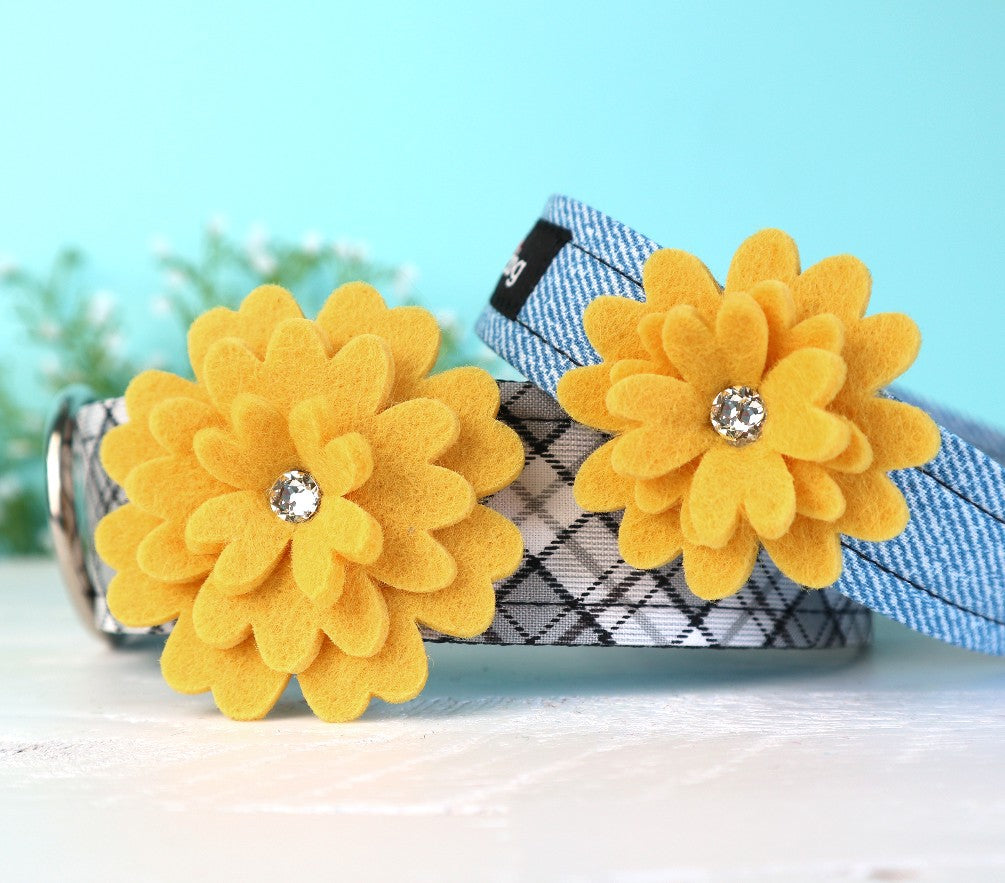 Goldie Felt Flower