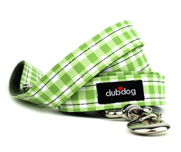 Green Check Leash