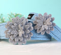 Heather Gray Felt Flower