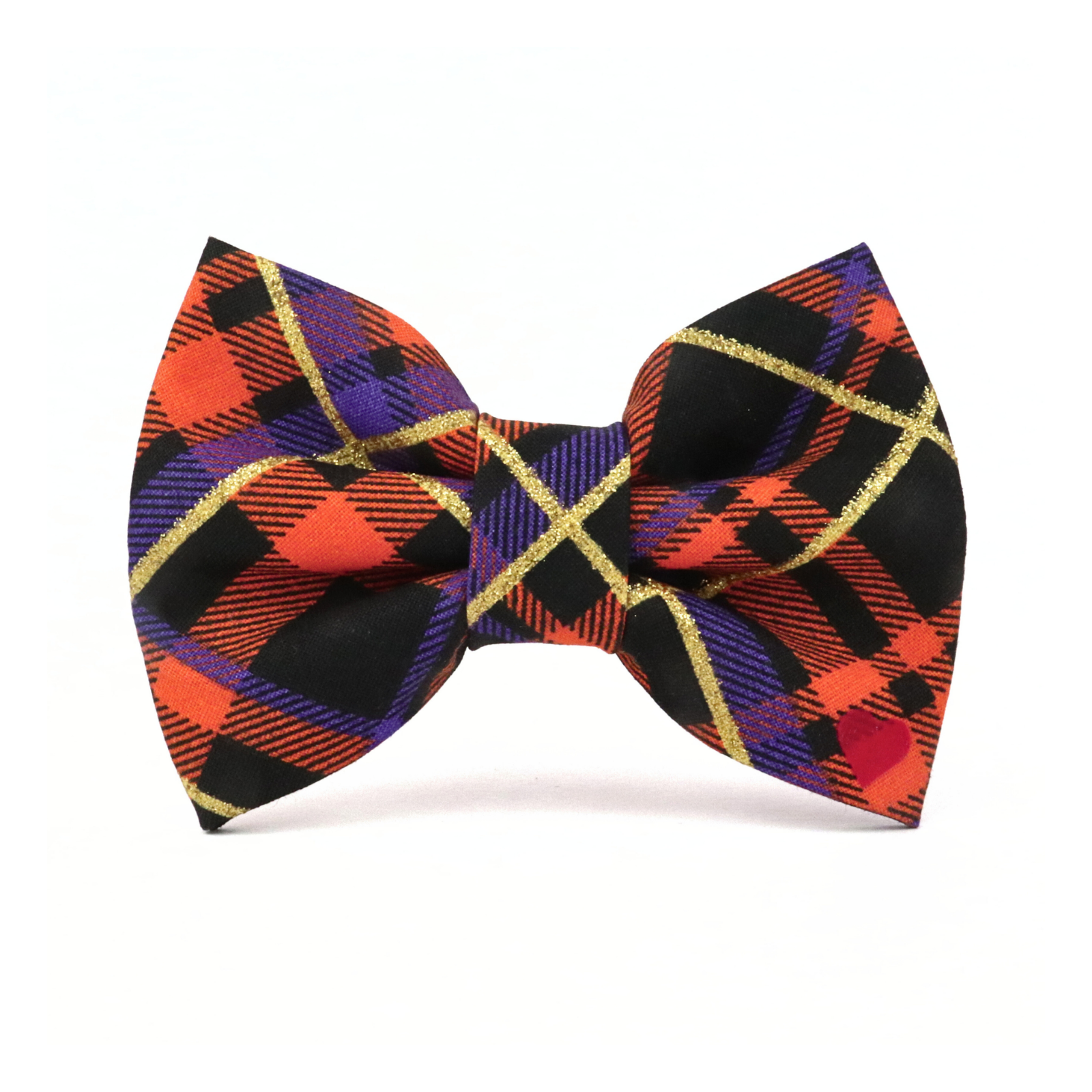 Halloween Plaid Bow Tie