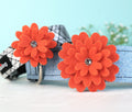 Pumpkin Felt Flower