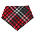 Red and Black Plaid Bandana