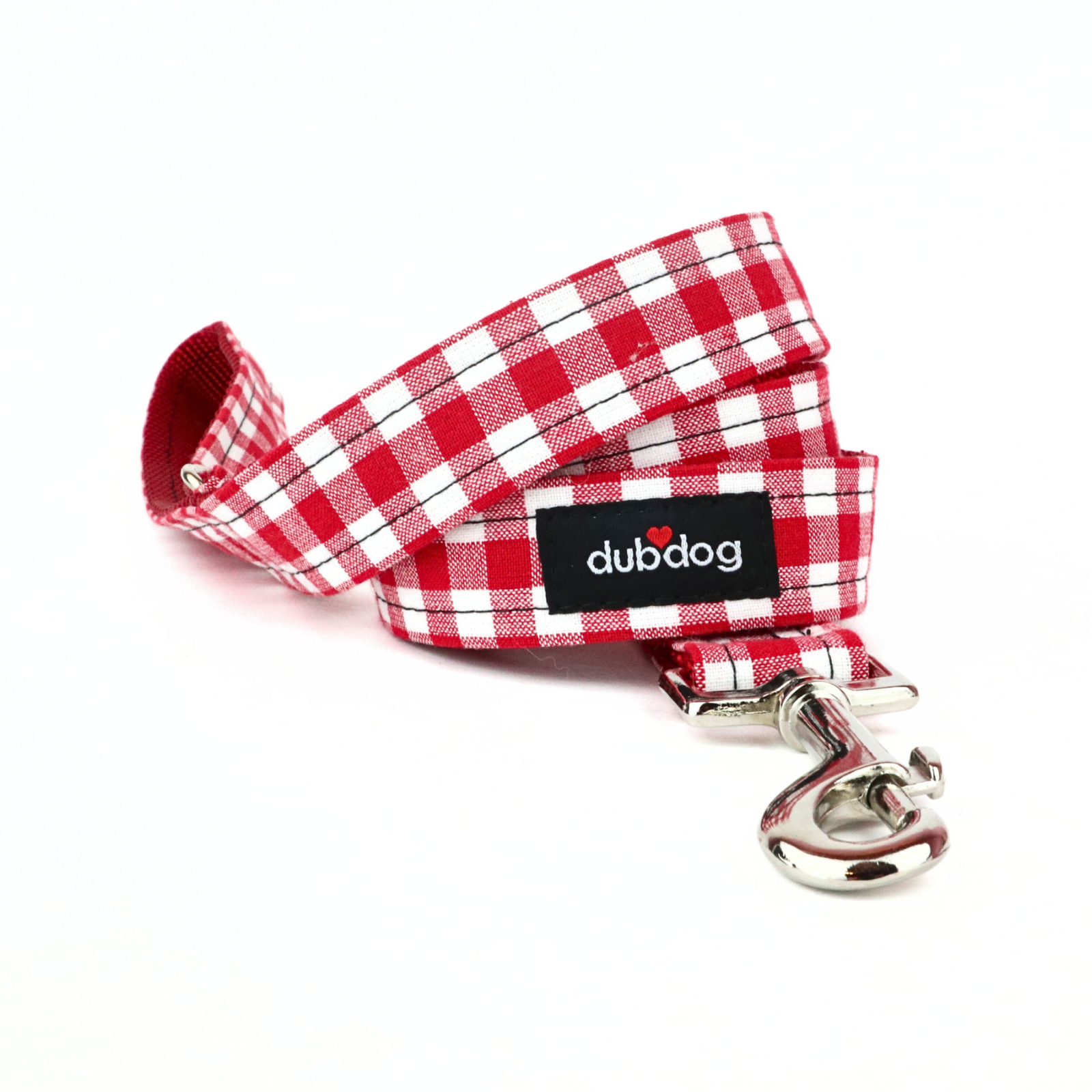 Red Check Leash
