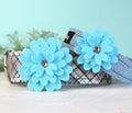 Sky Blue Felt Flower