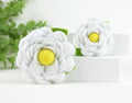 White Felt Bloom